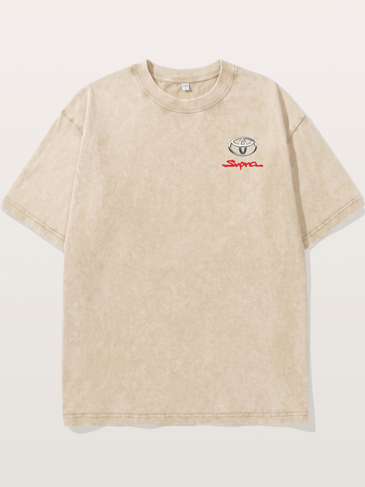 Toyota Supra Oval Logo Washed T-shirt