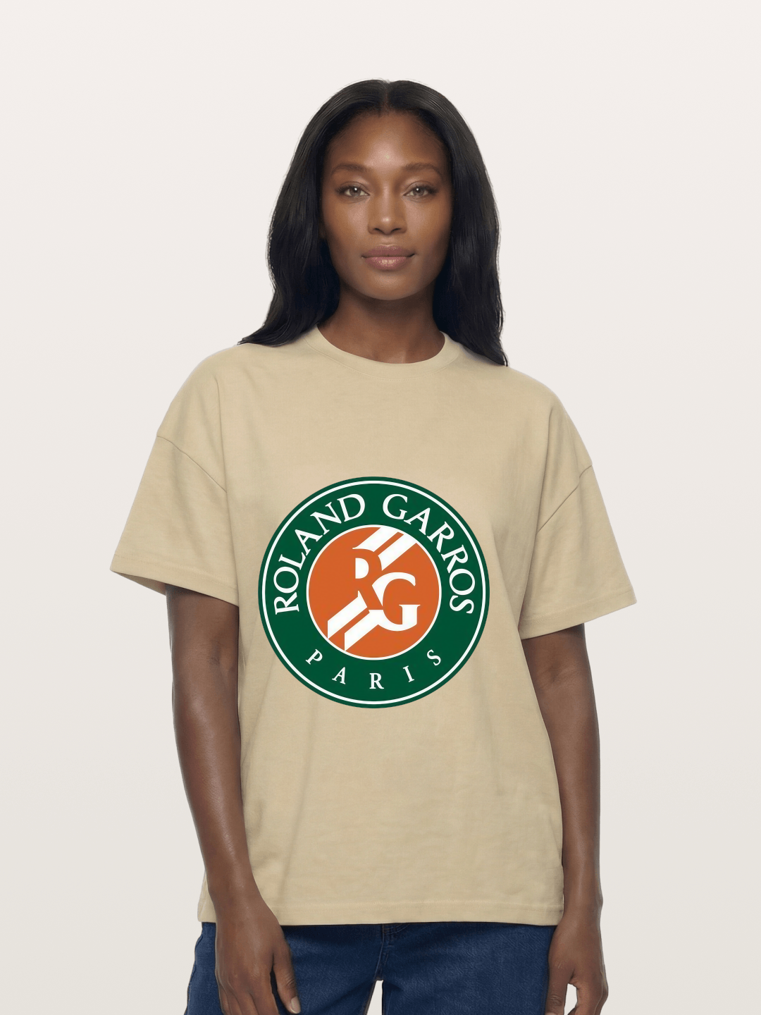 Roland Garros Paris Logo Print Gildan T-shirt