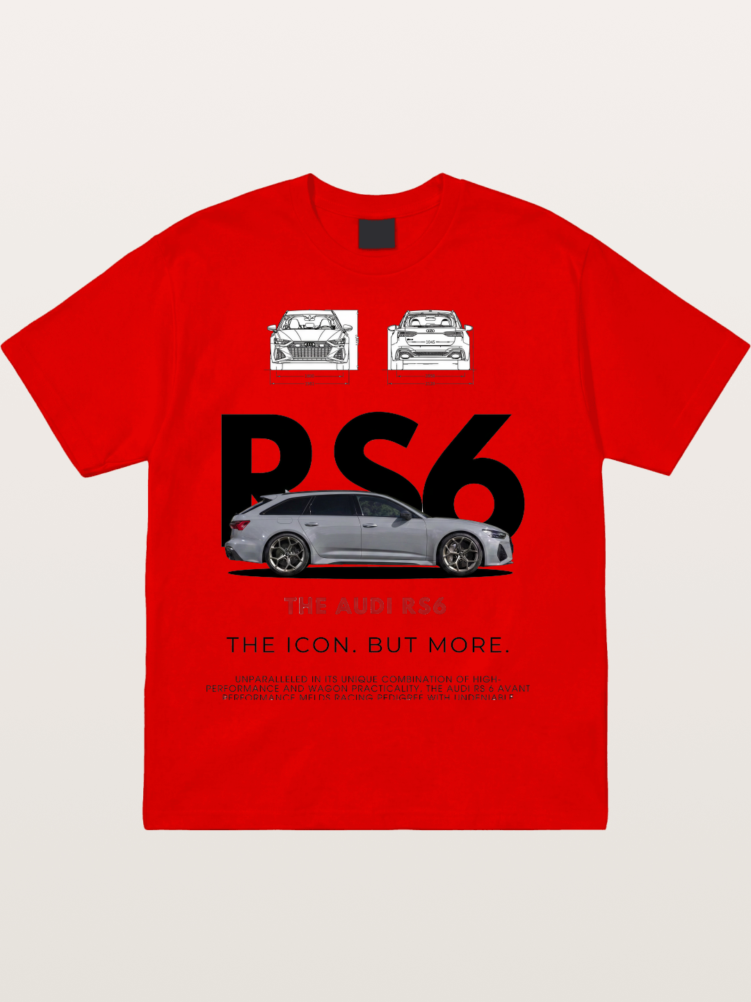 Audi RS6 Avant Poster Art Cotton T-shirt