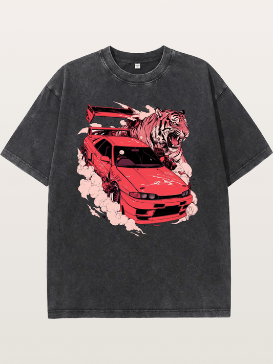 Red Drift Washed T-shirt