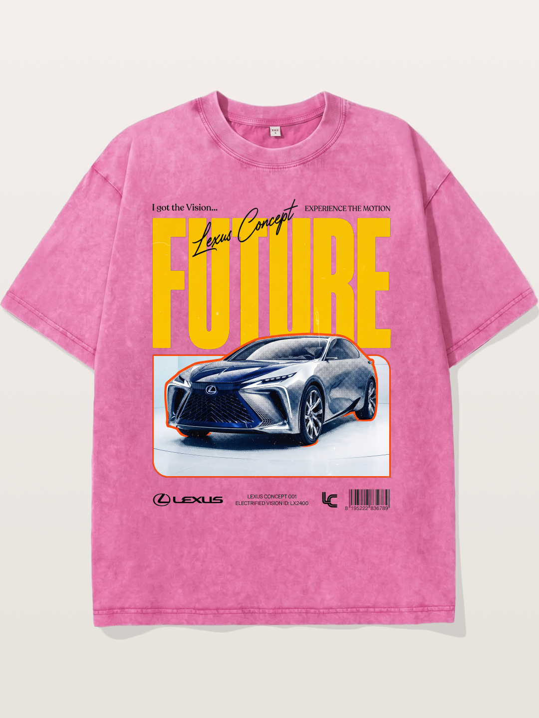 Future Lexus Concept Magazine Washed T-shirt
