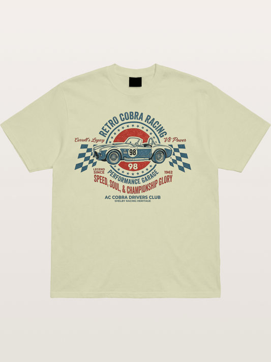Racing Emblem Cotton T-shirt