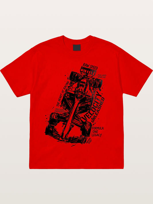 Raw Speed Unleashed Cotton T-shirt