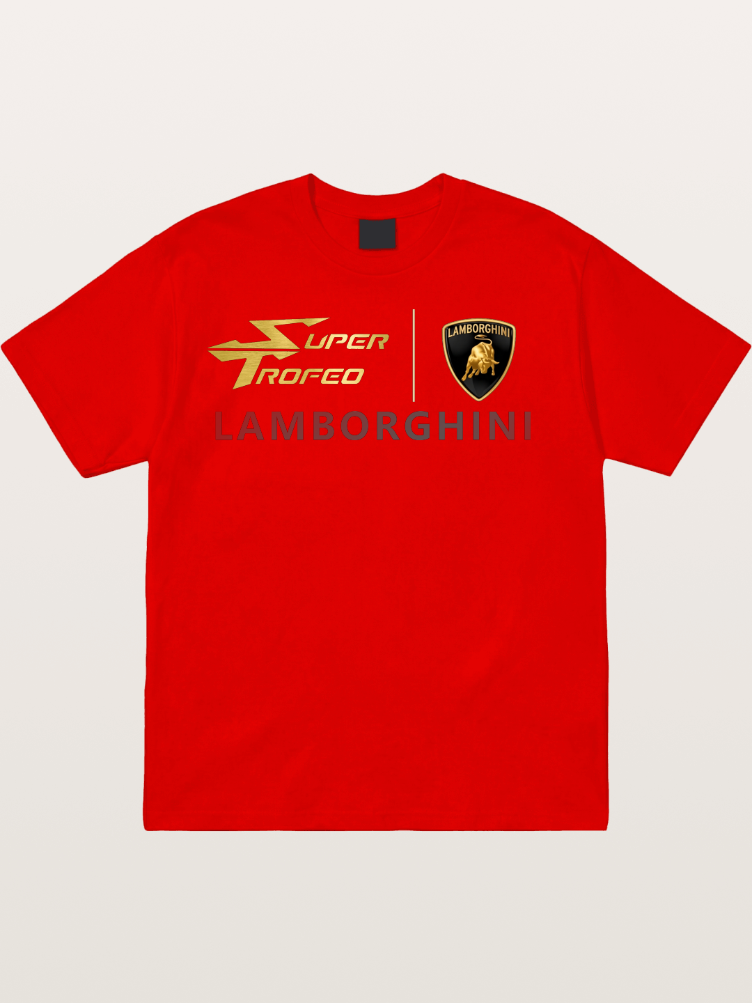 Lamborghini Super Trofeo Logo Cotton T-shirt