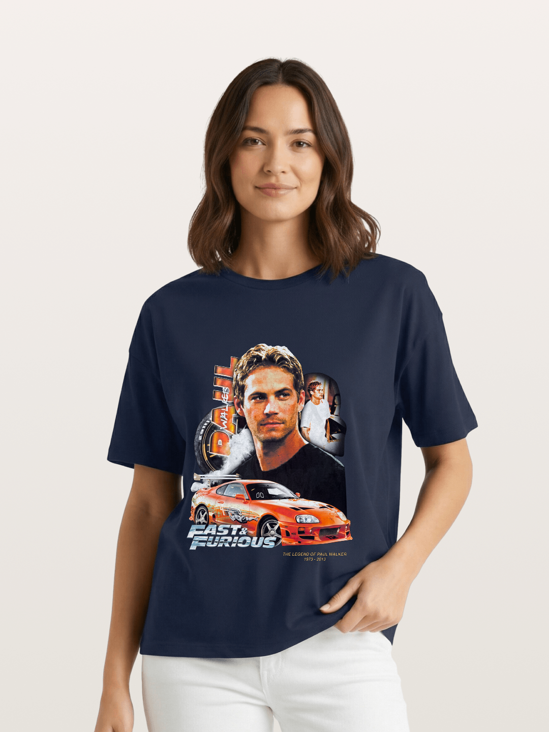 Orange Supra Fast & Furious Gildan T-shirt