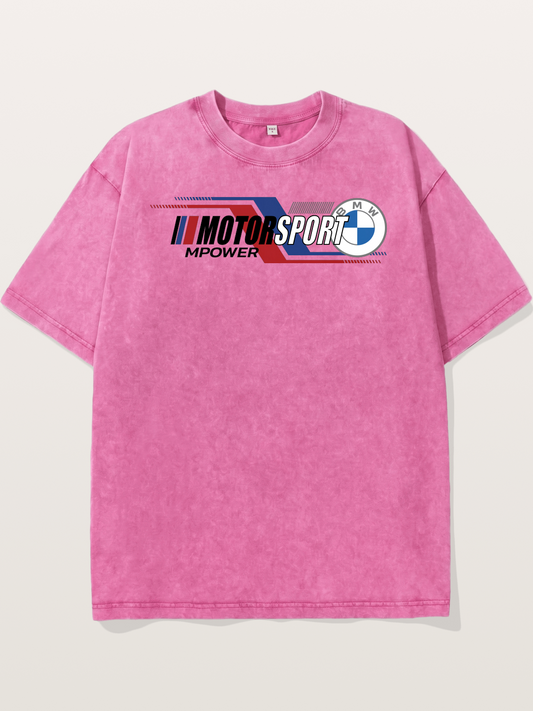 BMW M Motorsport Banner Washed T-shirt