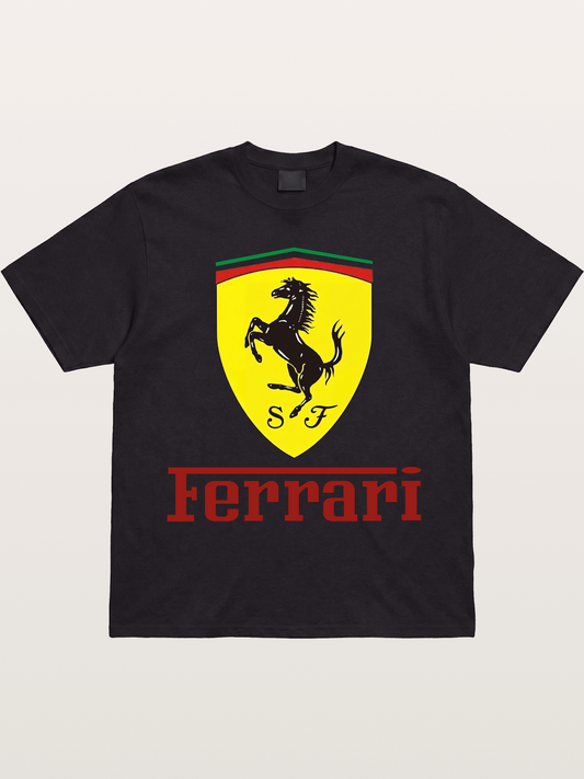 Ferrari Prancing Horse Shield Gildan T-shirt