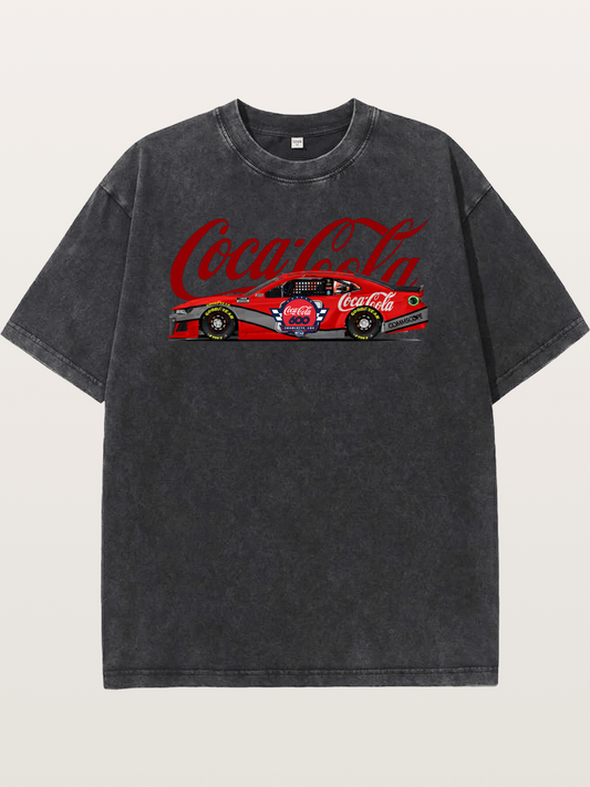 Coca-Cola 600 NASCAR Race Car Washed T-shirt