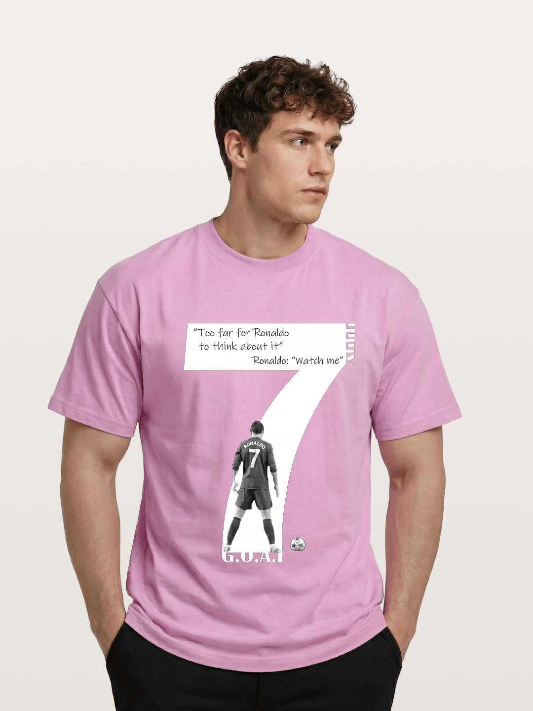 Ronaldo #7 Watch Me Quote Gildan T-shirt