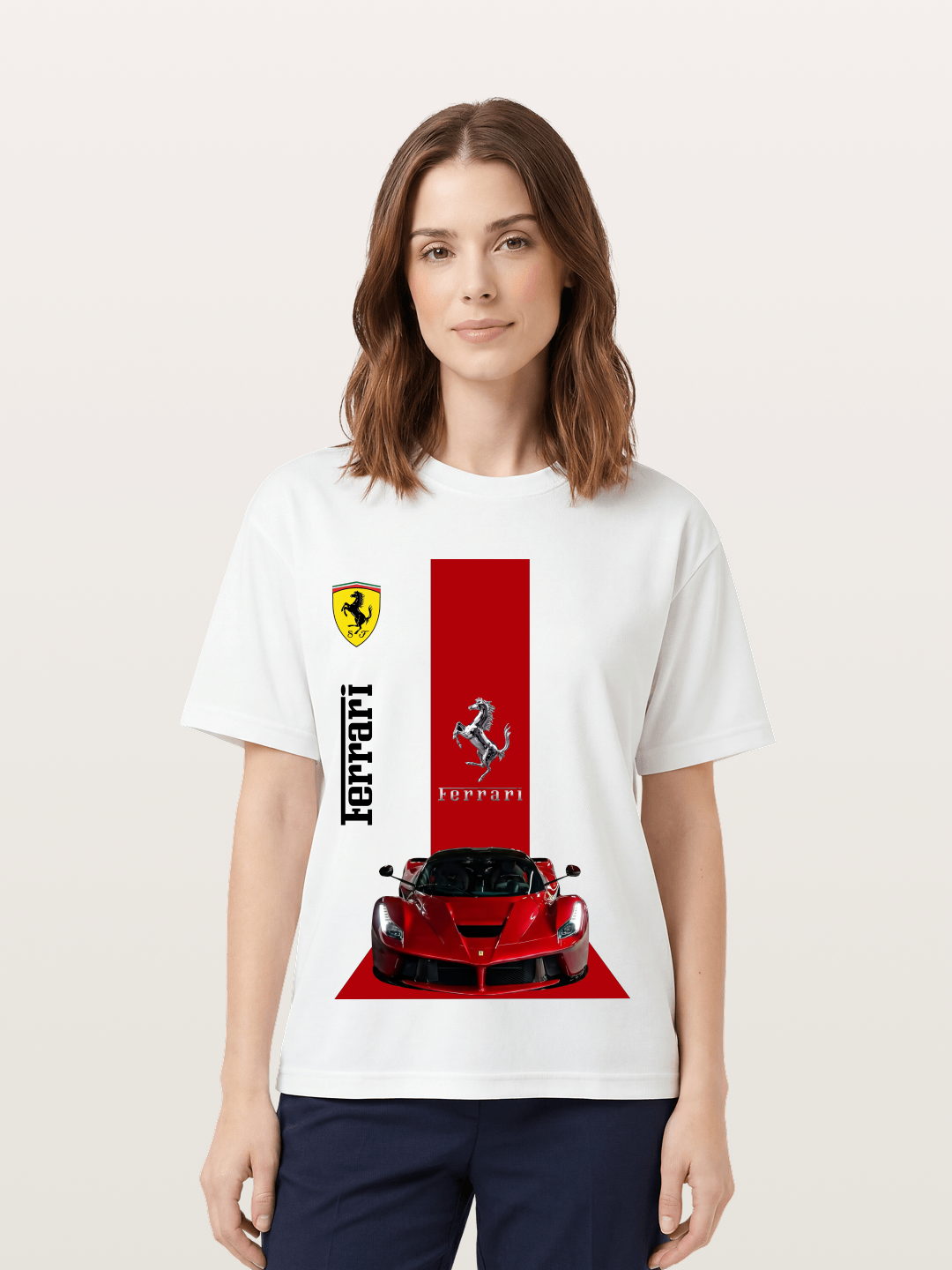 Prancing Speed Cotton T-shirt