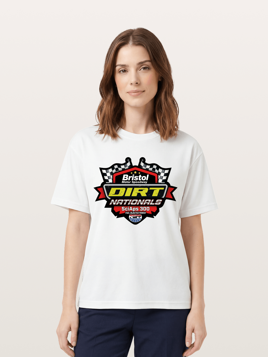 Bristol Dirt Nationals Logo Cotton T-shirt