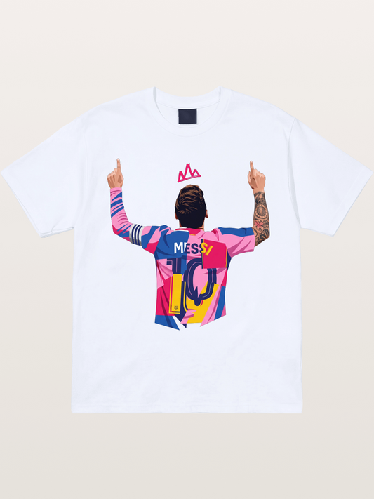 Messi No.10 Celebration Pose Gildan T-shirt