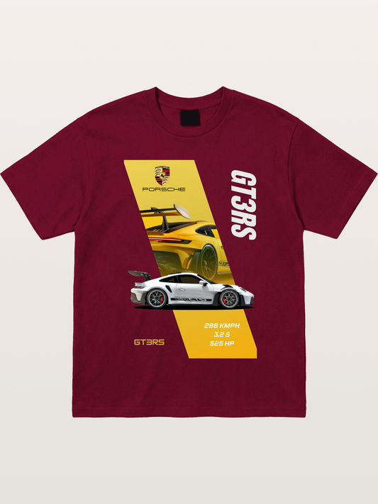 Dual 911 GT3 RS Poster Gildan T-shirt
