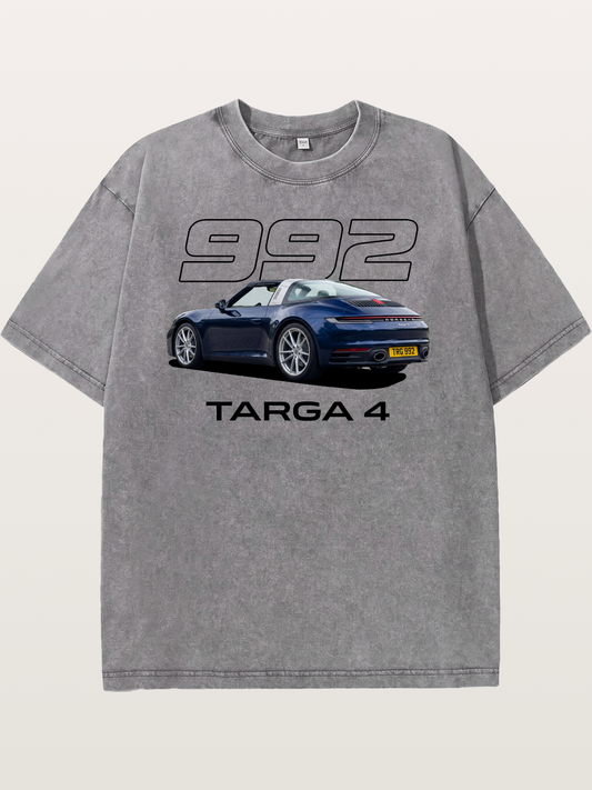 Porsche 992 Targa 4 Poster Washed T-shirt
