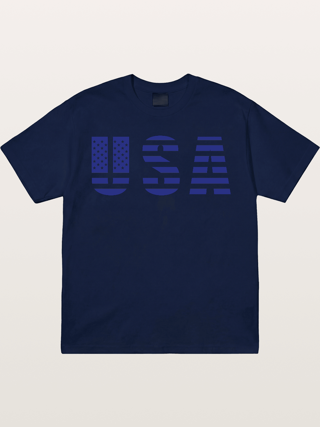 Blue Tone USA American Flag Gildan T-shirt
