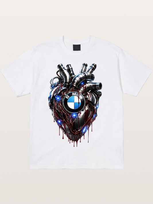 BMW Mechanical Heart Graphic Cotton T-shirt