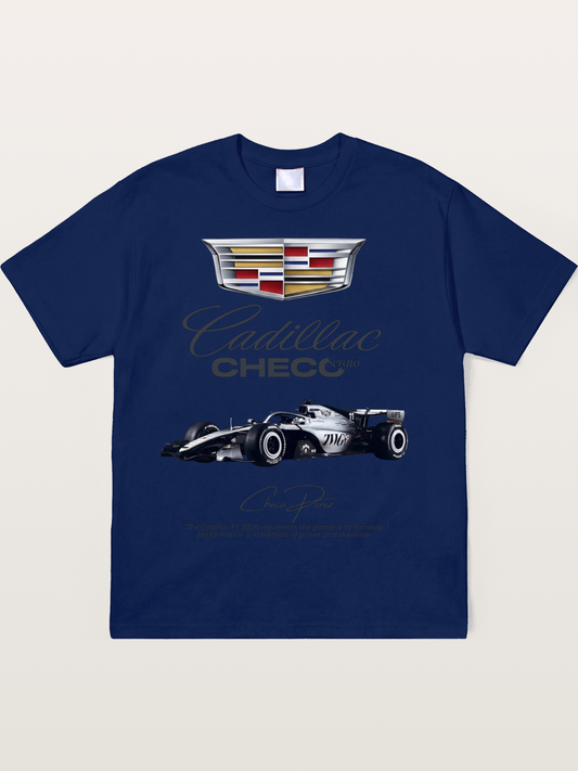 Checo Perez Cadillac F1 Print Soft-Stay T-shirt