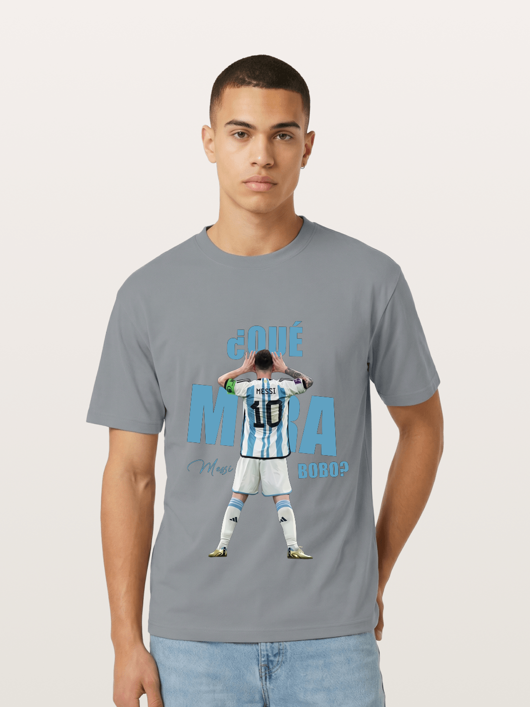 Messi ?Qu¨¦ Mir¨¢ Bobo Argentin Gildan T-shirt