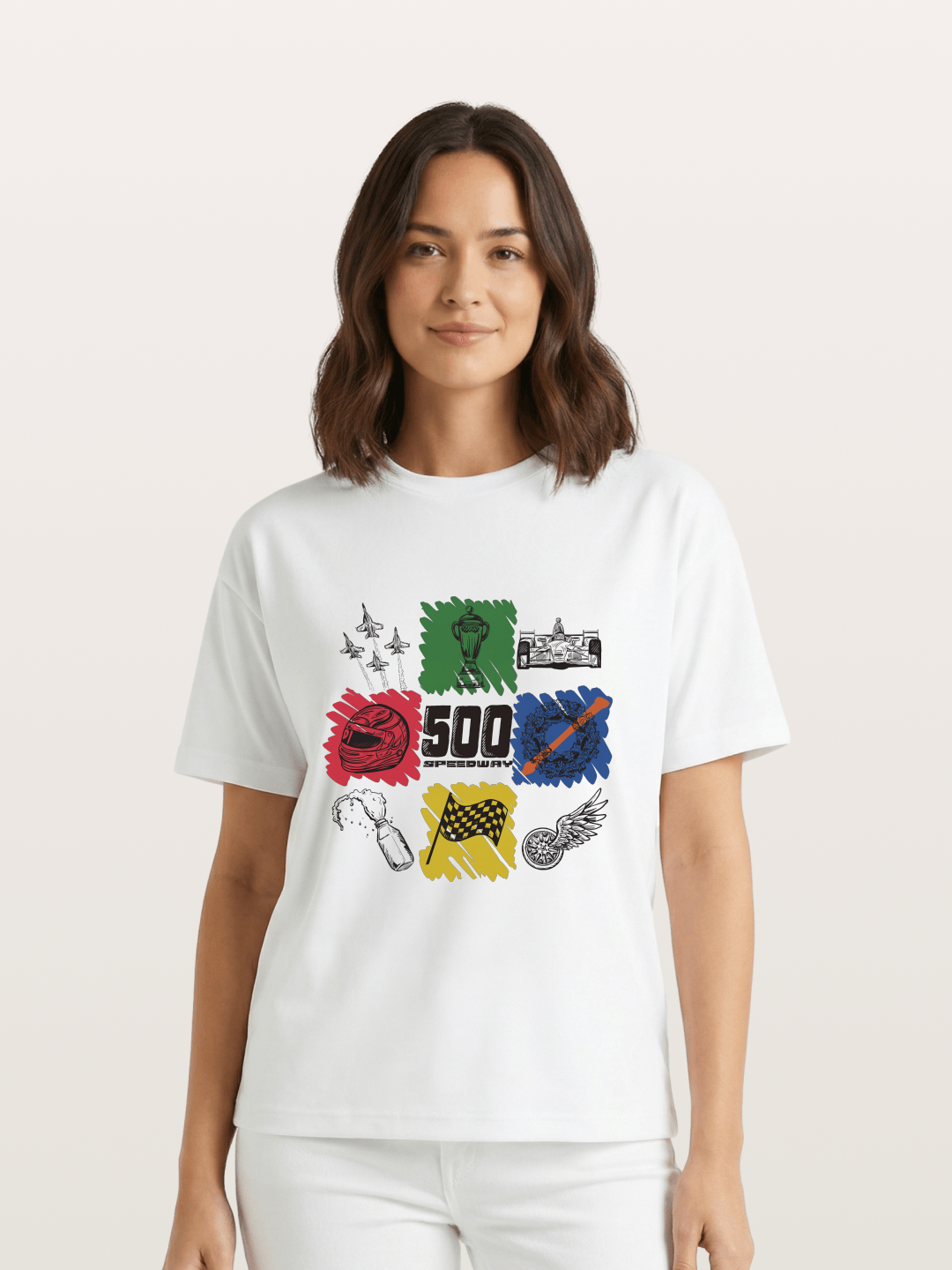 Indy 500 Sketch Gildan T-shirt
