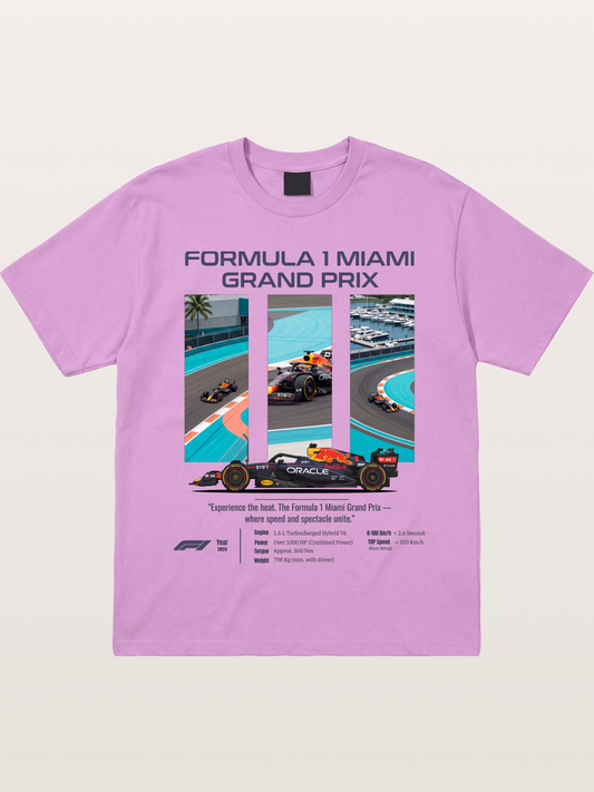 Miami Red Bull Race Art Gildan T-shirt