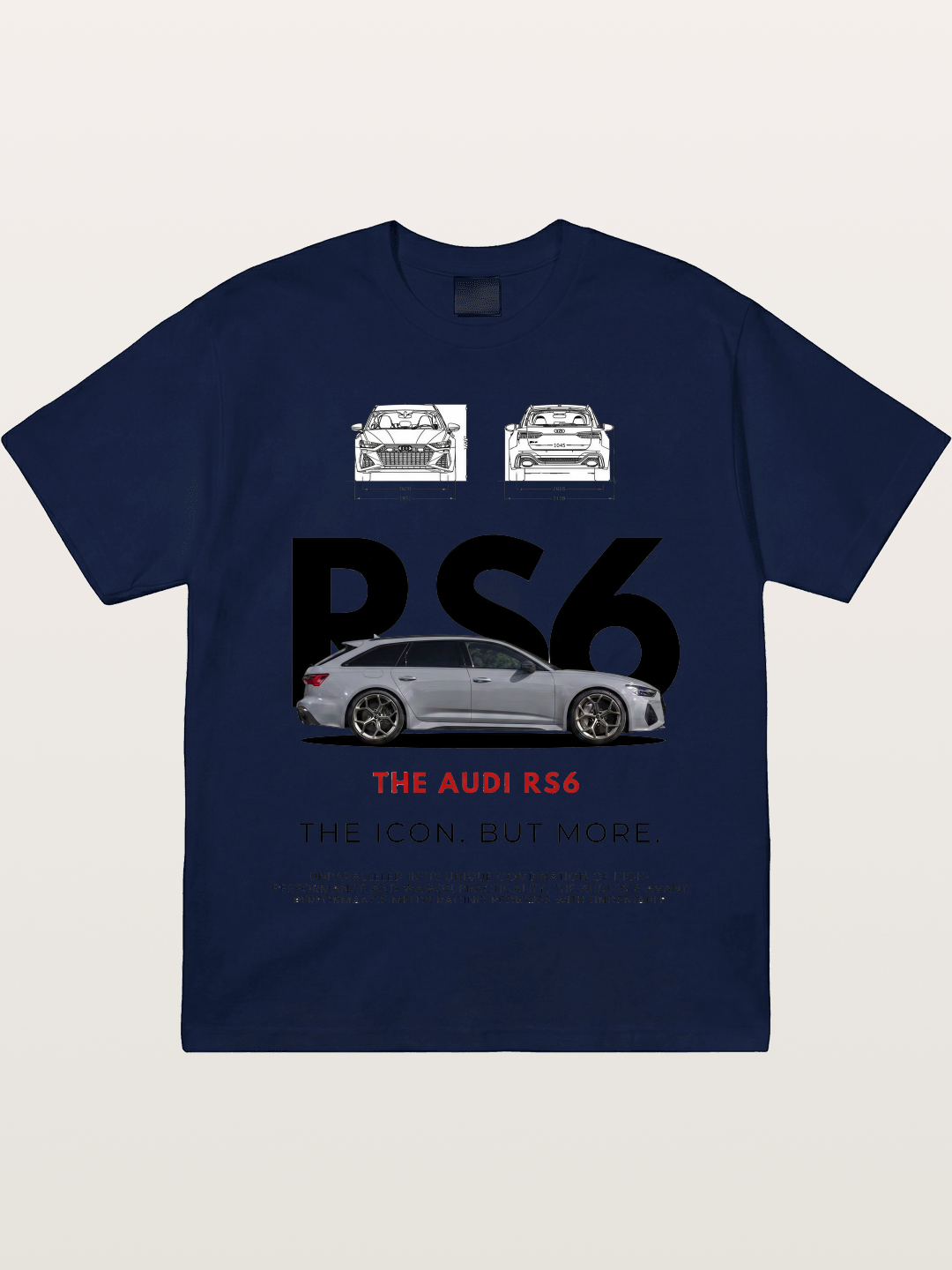 Audi RS6 Avant Poster Art Gildan T-shirt
