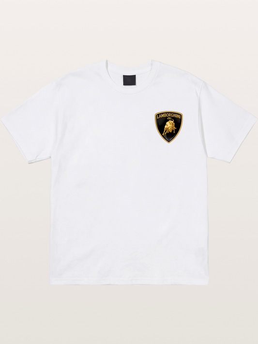 Lamborghini Golden Bull Shield Cotton T-shirt