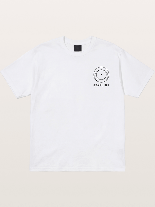 Starlink Orbit Minimal Logo Cotton T-shirt