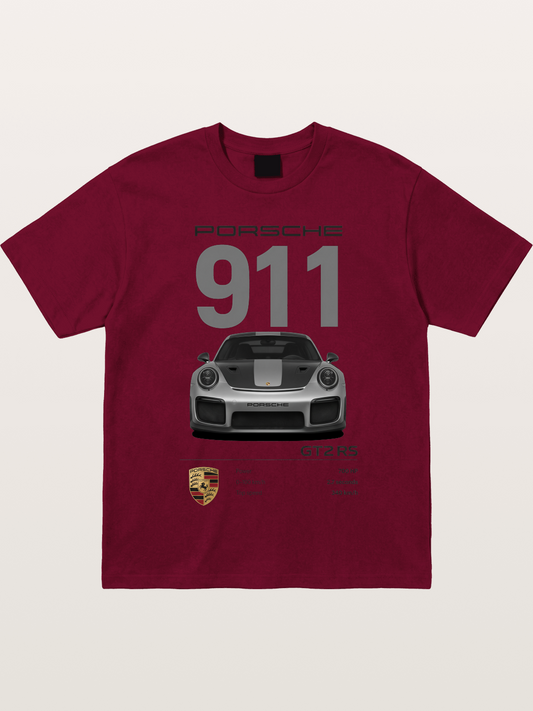 911 GT2 RS Spec Sheet Art Gildan T-shirt