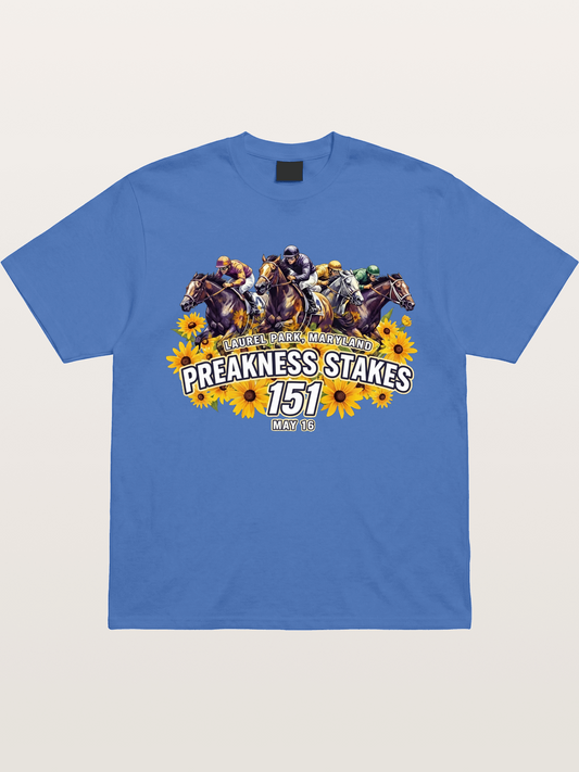 Preakness 151 Sunflower Racing Art Gildan T-shirt