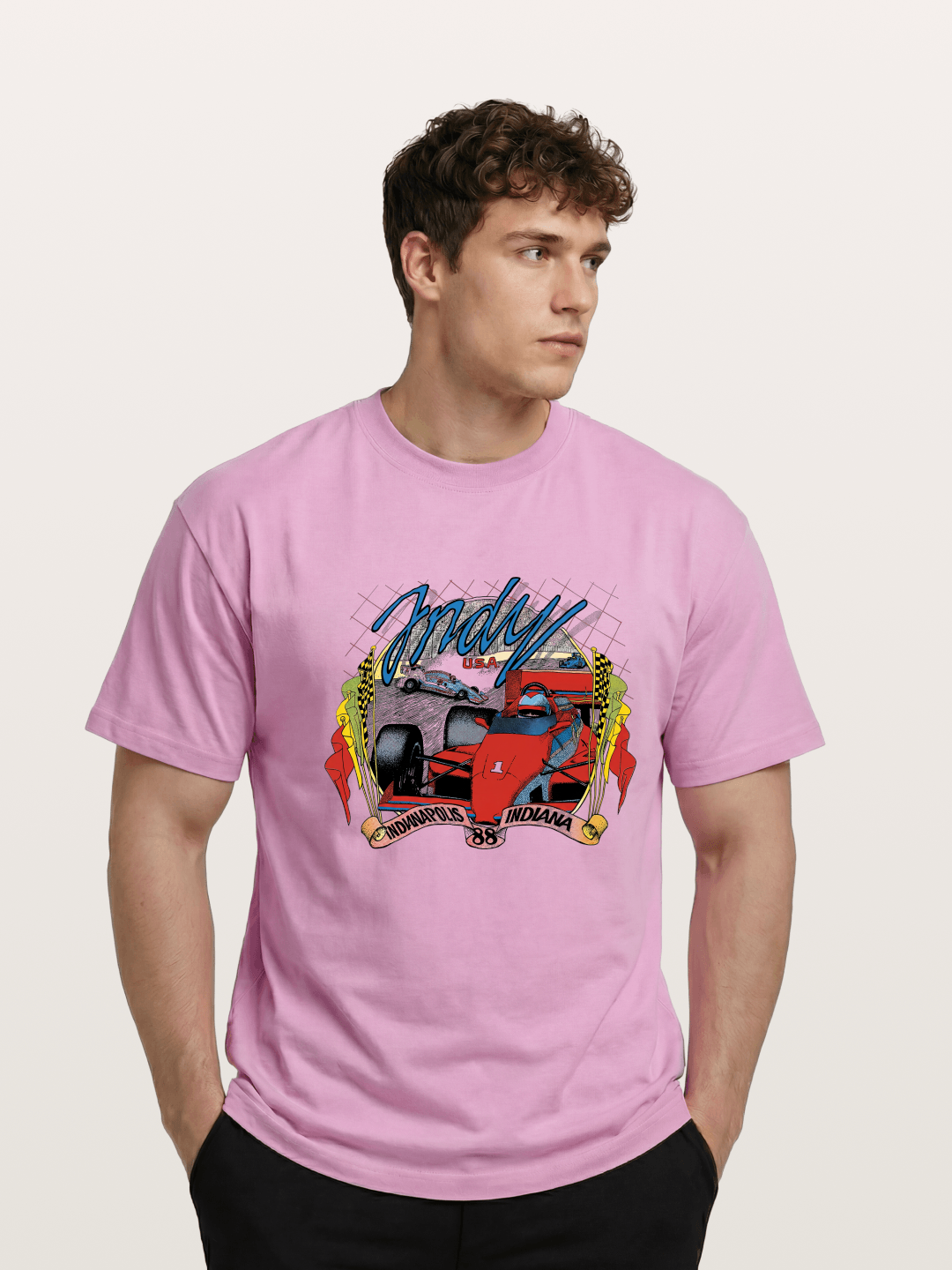 Indy 500 Retro Gildan T-shirt