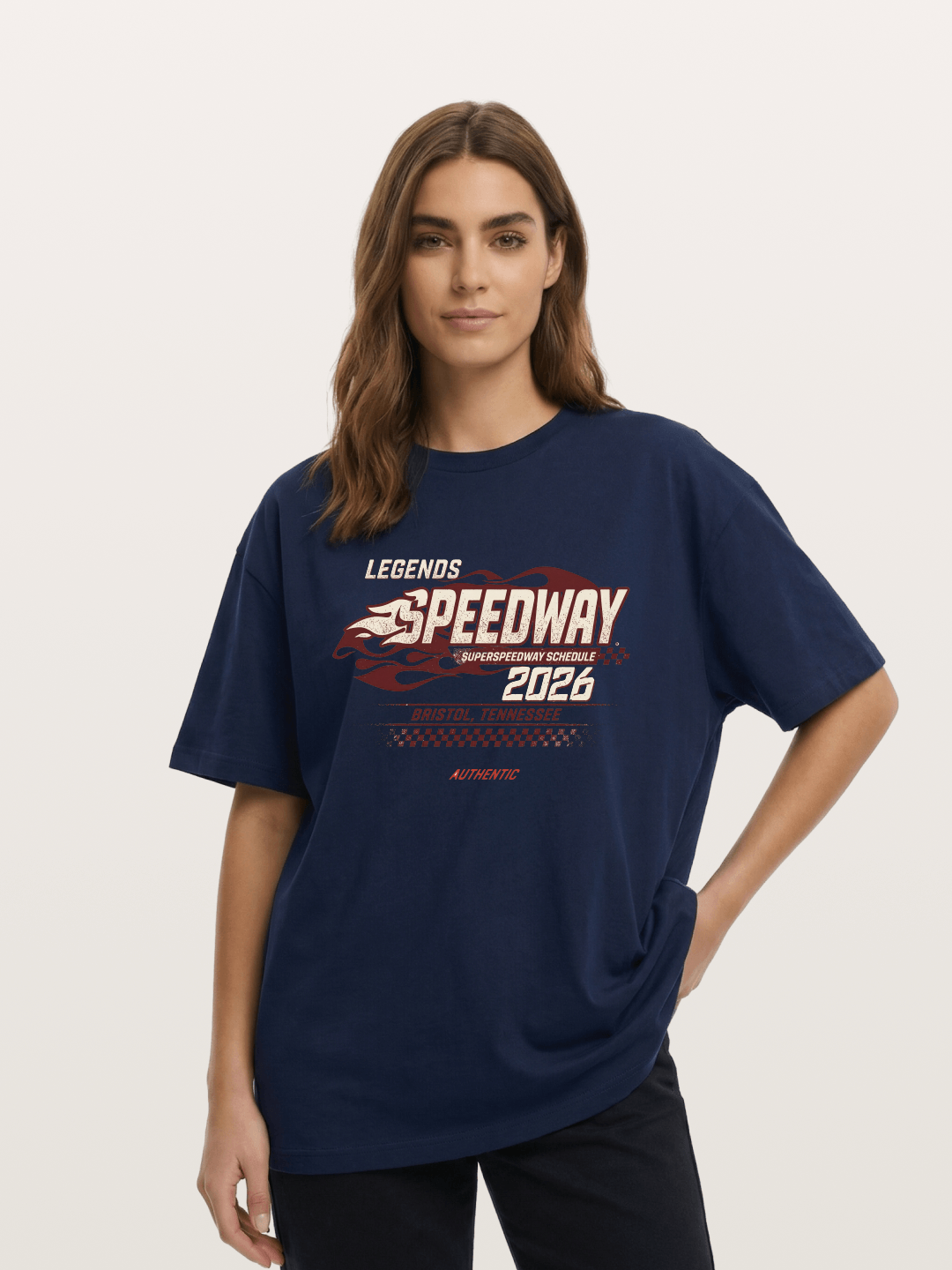 Flame Speedway Cotton T-shirt