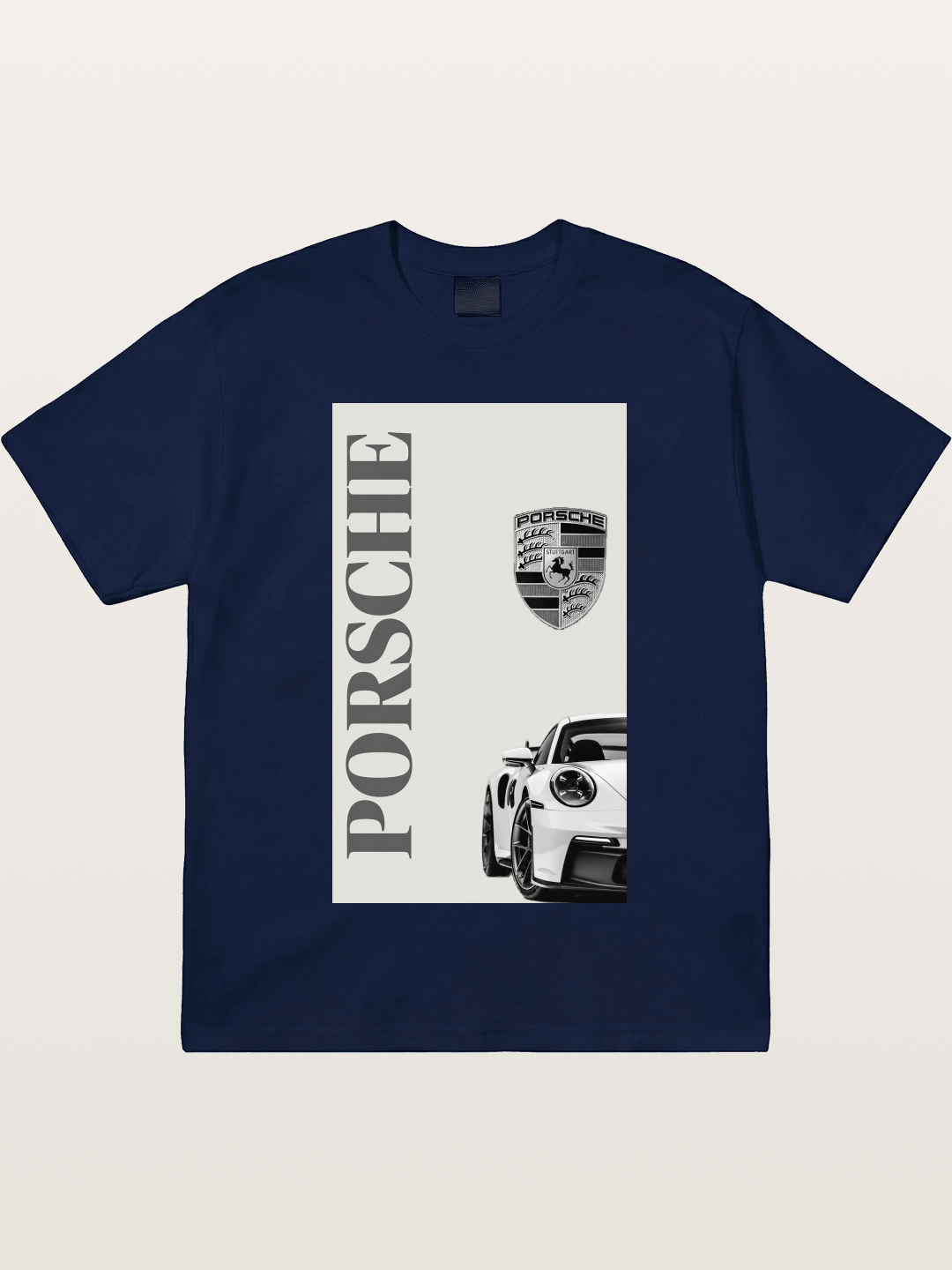 Porsche Minimal Emblem Art Gildan T-shirt