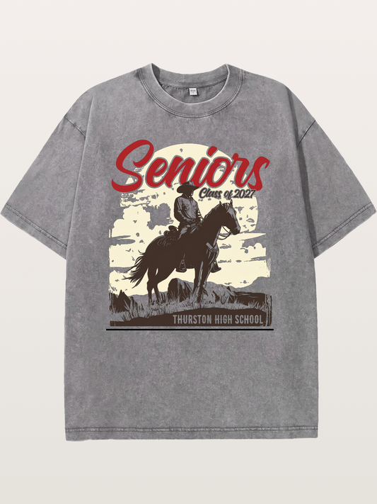 Thurston High School Seniors 2027 Washed T-shirt