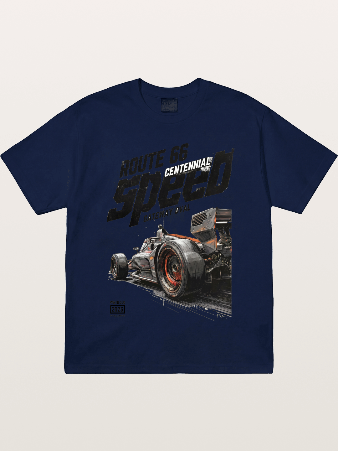 Grunge Speed IndyCar Art Gildan T-shirt