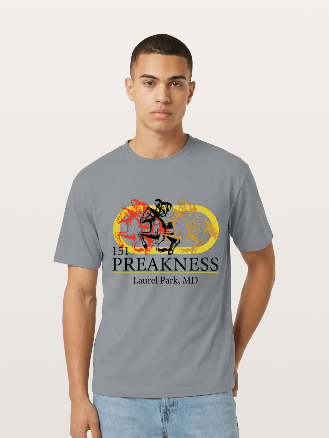 Preakness 151st Horse Racing Art Gildan T-shirt