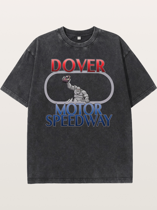 Miles the Monster Dover NASCAR Design Washed T-shirt