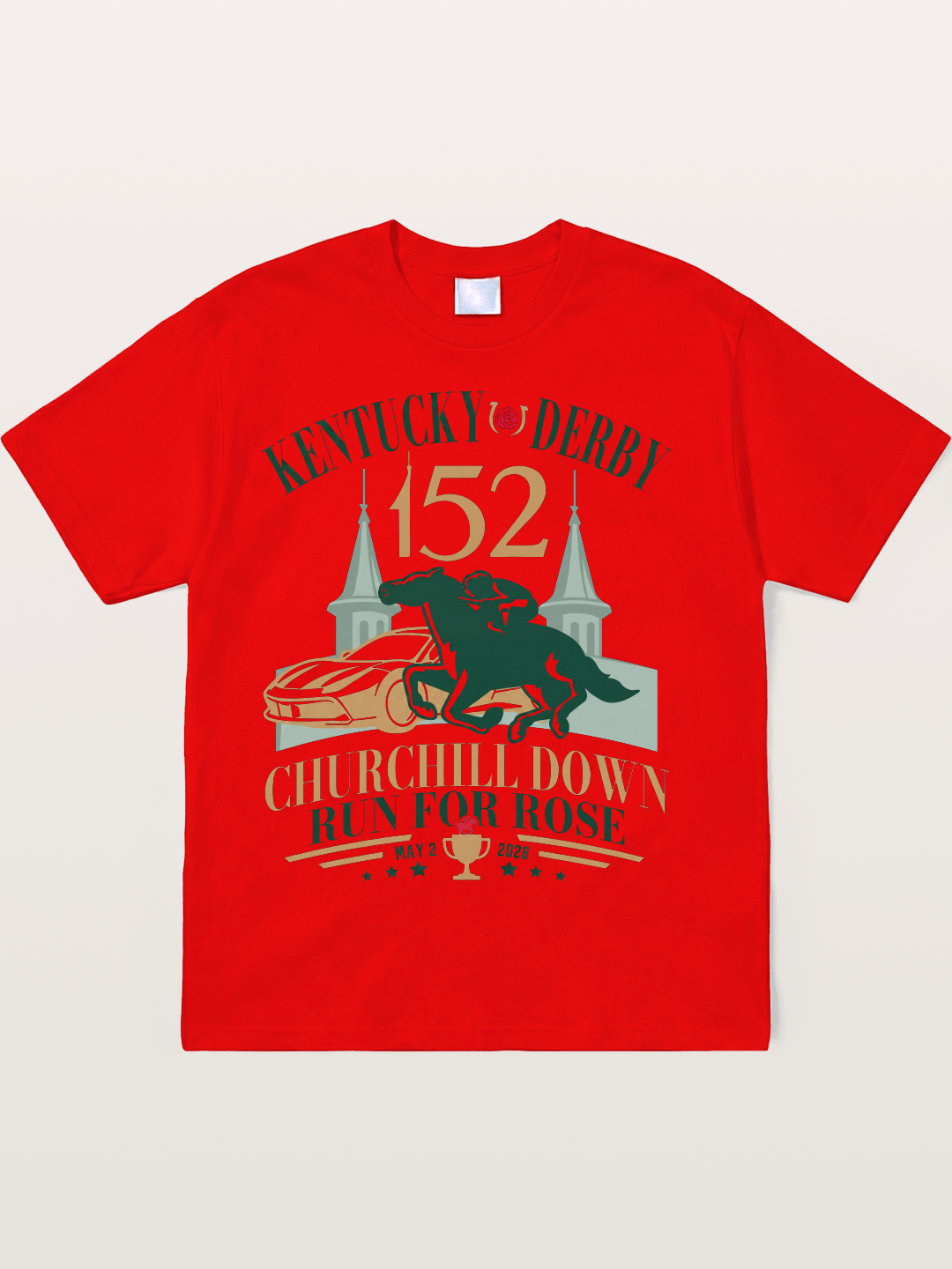 Kentucky Derby 152 Art Soft-Stay T-shirt