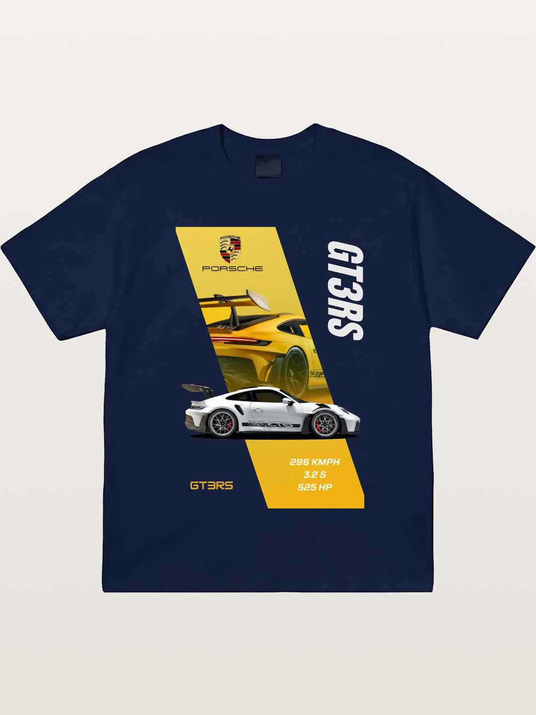 Dual 911 GT3 RS Poster Gildan T-shirt