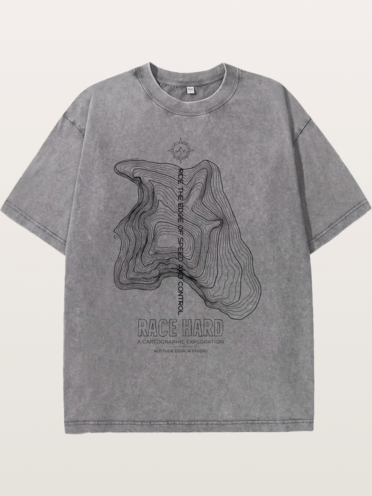 Machined Form Washed T-shirt
