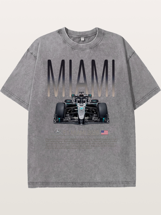 Mercedes Miami F1 2026 Washed T-shirt