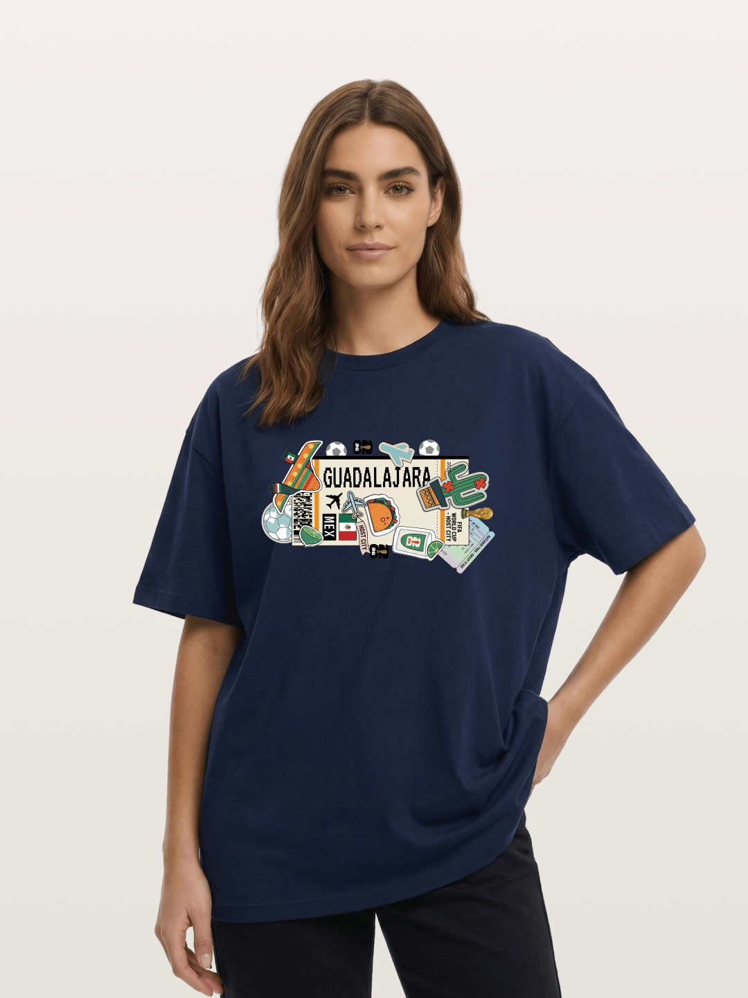 Guadalajara Mexican Culture Art Cotton T-shirt