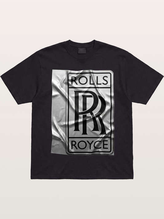 Silk Texture RR Logo Design Gildan T-shirt