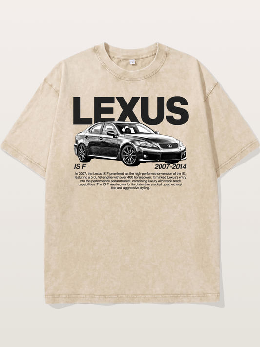 Lexus IS F 2007-2014 Print Washed T-shirt