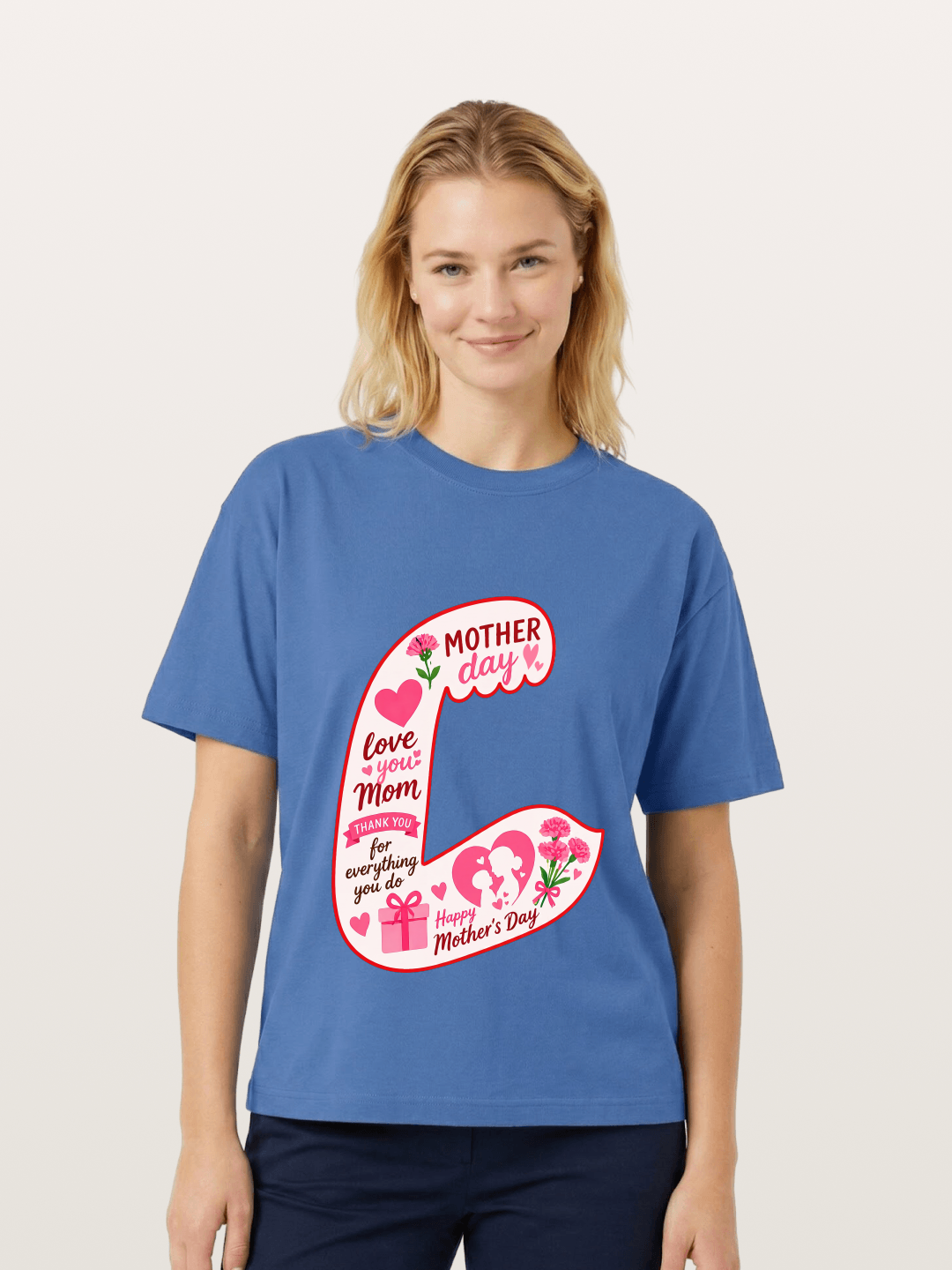 Mother's Day Love You Mom Art Gildan T-shirt