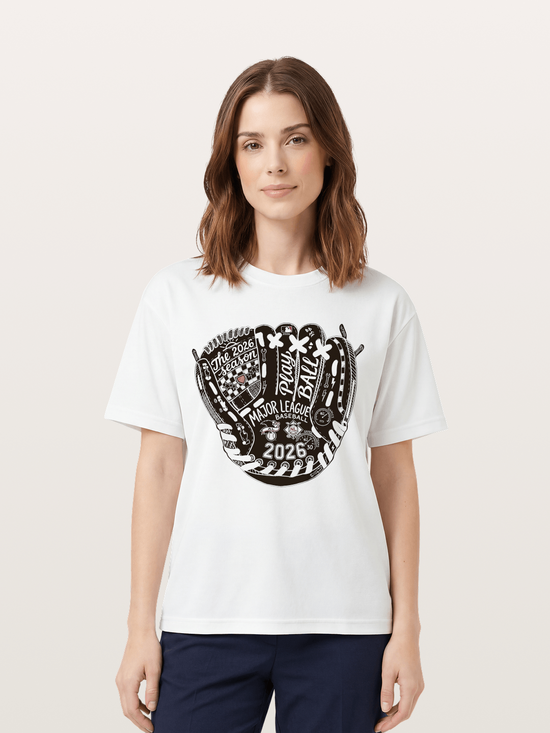 Play Ball Glove Cotton T-shirt