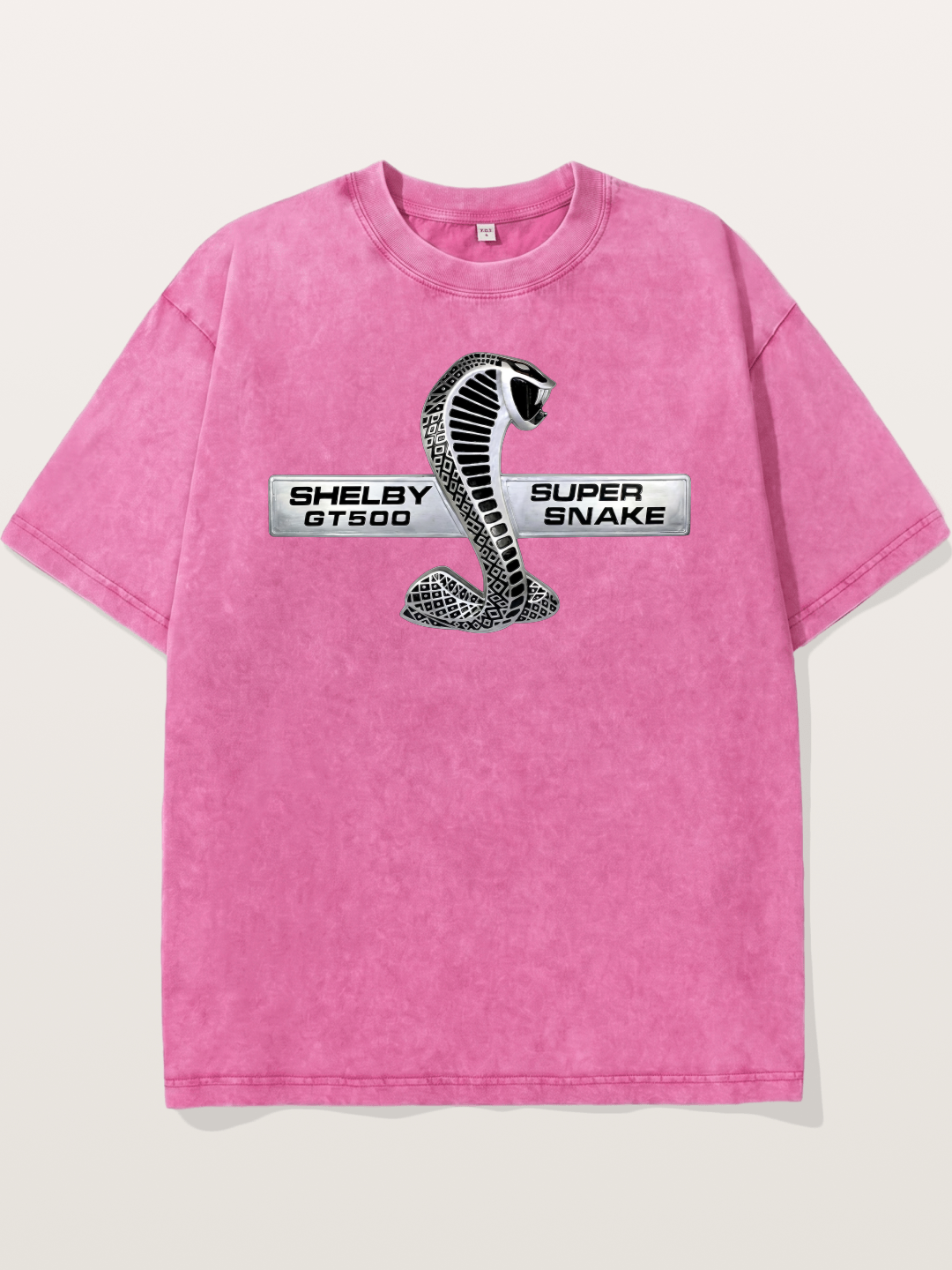 Shelby GT500 Super Snake Emblem Washed T-shirt