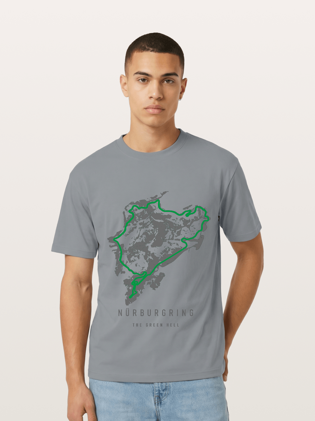 Green Hell Nu?rburgring Track Gildan T-shirt