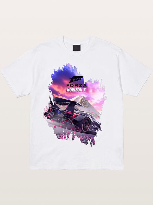 Forza Horizon 7 Japan Print Cotton T-shirt