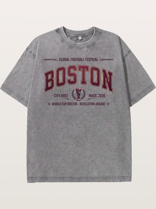 Boston 2026 World Cup Host Washed T-shirt