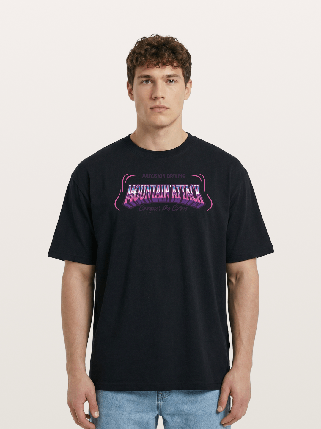 Precision Curve Cotton T-shirt